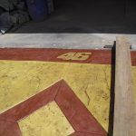 detalj štampanog betona sa unikatnim motivima