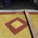 dekorativni štampani beton sa modernim dizajnom